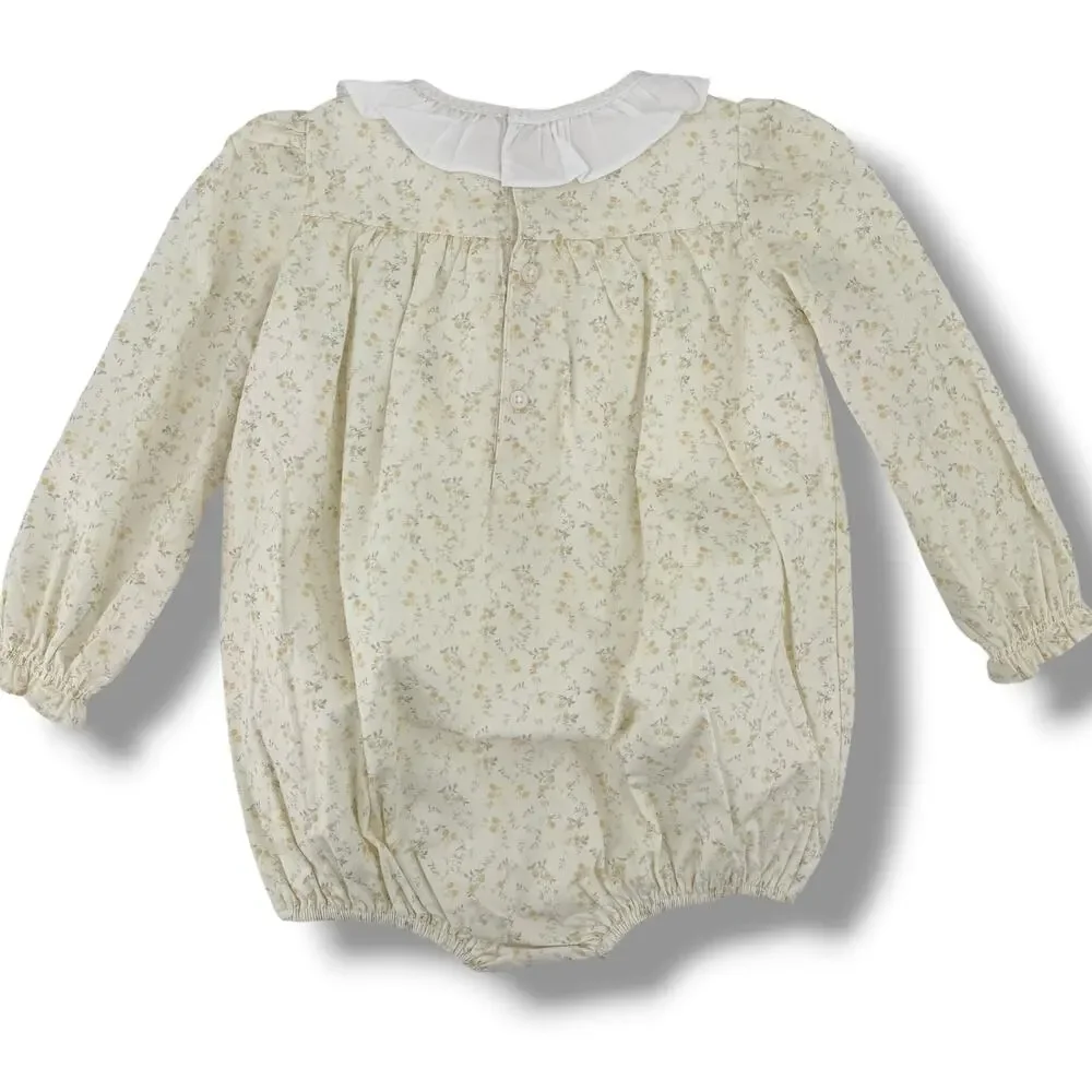 Edgehill Collection Kristin Ellen Hockman Ellen Floral Bubble Romper Size 3M